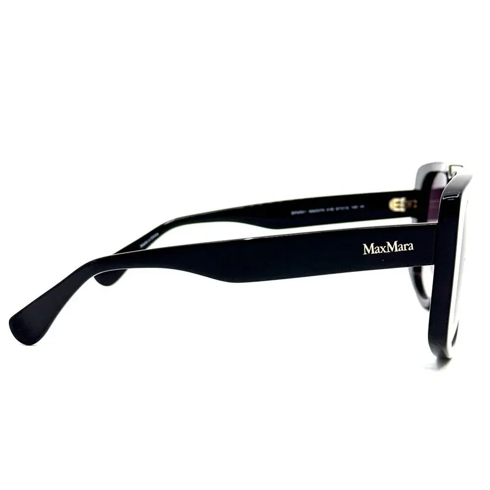 New, MAXMARA Sunglasses Spark1 MM0075 01B Authentic